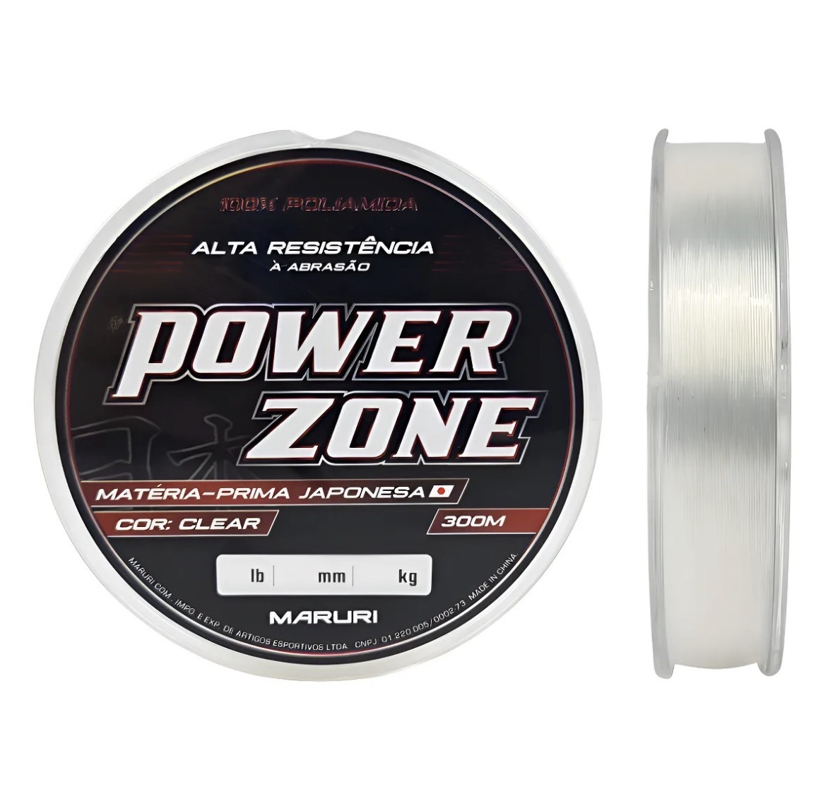 Linha Monofilamento Power Zone Transparente 300m - Imagem 3