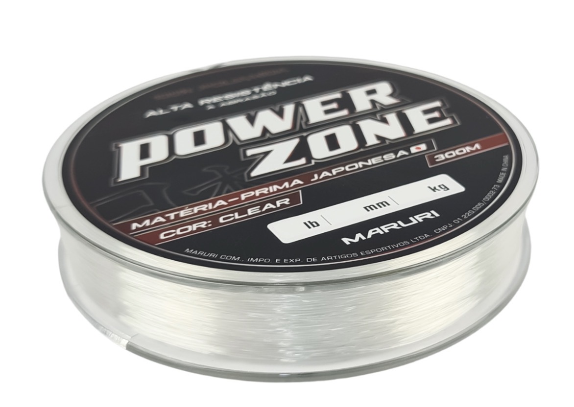 Linha Monofilamento Power Zone Transparente 300m - Imagem 2