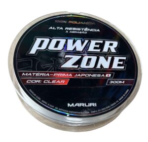 Linha Monofilamento Power Zone Transparente 300m