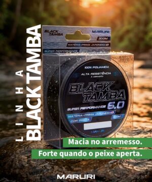 Linha Monofilamento Black Tamba 300m Maruri