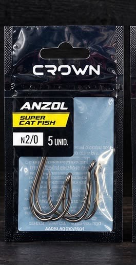ANZOL OCTOPUS BLACK N 7/0 CROWN