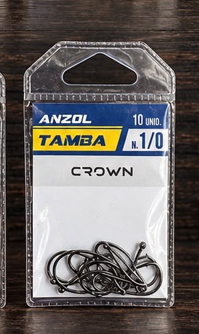 ANZOL CROWN TAMBA 10UNIDADES