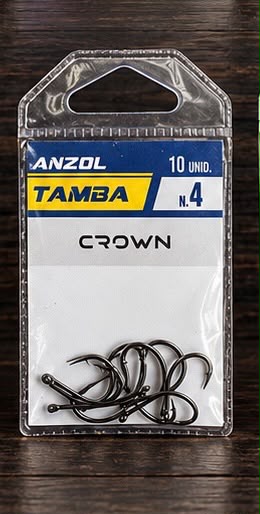 ANZOL CROWN TAMBA 10UNIDADES