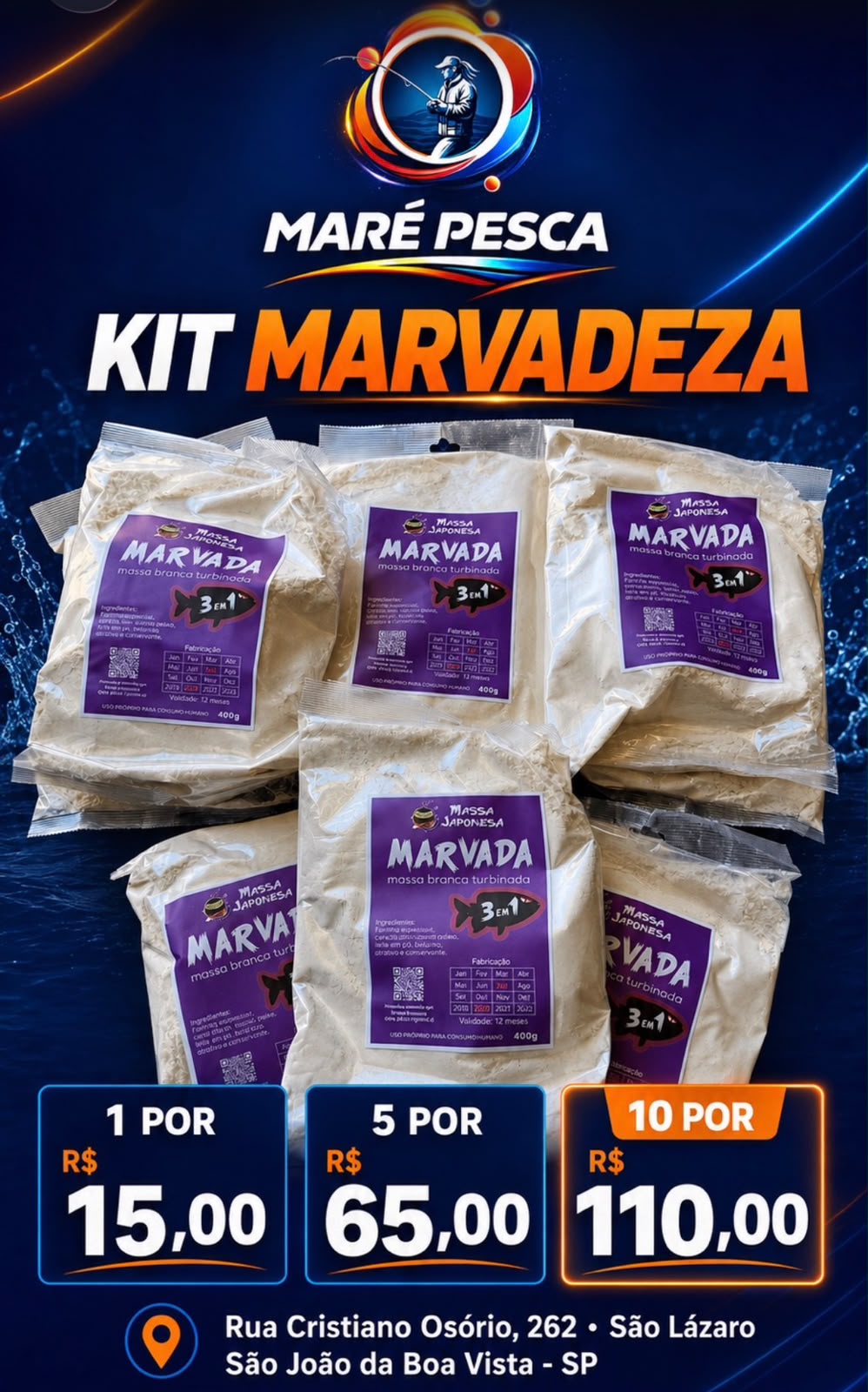 KIT MARVADA COM 10PCTS